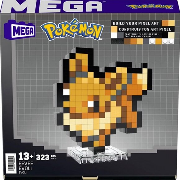 Mega Pokémon Pixel-Art: Eevee Building Set - Picture 1 of 2